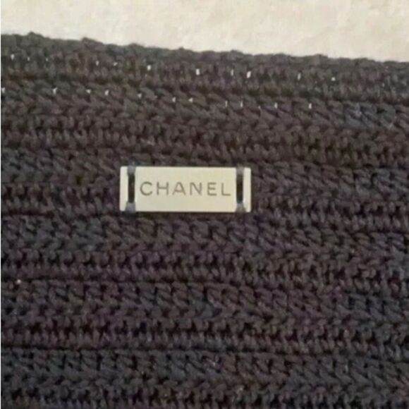 *RARE* CHANEL *Cruise* VTG #OldMoney Crochet Mini Flap Crossbody *Resortwear* - Picture 8 of 12